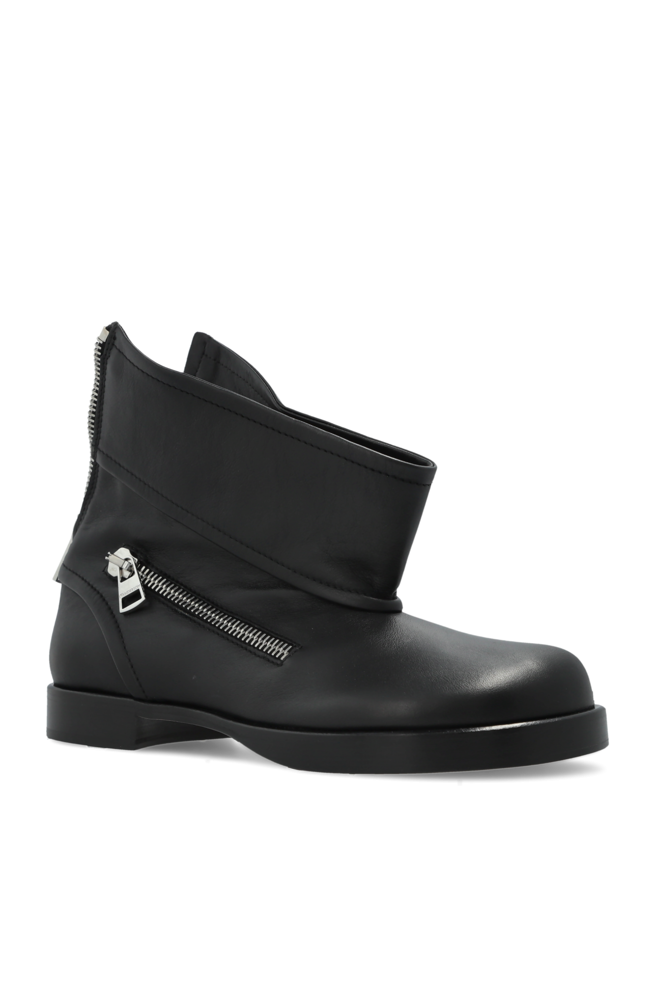 ミドルブーツ JW ANDERSON Women Boots BT0101LA0268 999 BLACK JW Anderson Leather ankle boots | Women's Shoes | Vitkac
